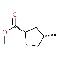 L-Proline, 4-methyl-, methyl ester, cis- (9CI) Structure