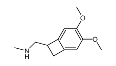 Bicyclo[4.2.0]octa-1,3,5-triene-7-Methanamine, 3,4-dimethoxy-N-Methyl-结构式