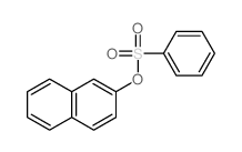 2-Naphthalenol,2-benzenesulfonate Structure