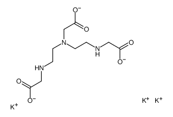 tripotassium,2-[2-[carboxylatomethyl-[2-(carboxylatomethylamino)ethyl]amino]ethylamino]acetate Structure