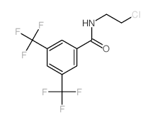 N-(2-chloroethyl)-3,5-bis(trifluoromethyl)benzamide Structure