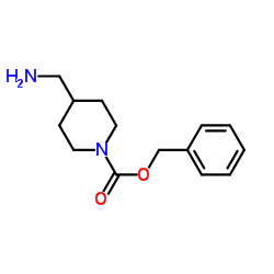 1-Cbz-4-氨甲基哌啶结构式