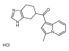 (3-methylindolizin-1-yl)-(4,5,6,7-tetrahydro-3H-benzimidazol-5-yl)methanone,hydrochloride Structure