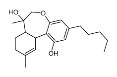 3-pentyl-6,7,7a,8,9,11a-hexahydro-1,7-dihydroxy-7,10-dimethyldibenzo(b,d)oxepin Structure