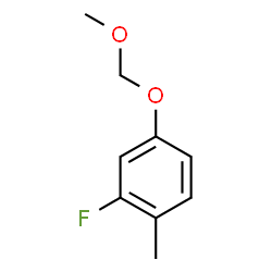 2-Fluoro-4-(methoxymethoxy)-1-methylbenzene结构式