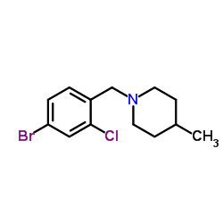 1-(4-Bromo-2-chlorobenzyl)-4-methylpiperidine图片