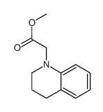 (3,4-Dihydro-2H-quinolin-1-yl)-acetic acid Methyl ester结构式