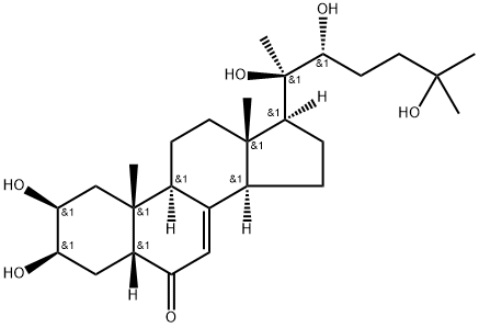 α-14-脱氧-20-羟基 蜕皮激素结构式