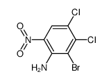 2-bromo-3,4-dichloro-6-nitroaniline picture