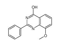 4(1H)-Quinazolinone,8-methoxy-2-phenyl- (9CI) structure