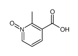 3-Pyridinecarboxylicacid,2-methyl-,1-oxide(9CI) structure