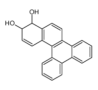 11,12-Dihydrobenzo(g)chrysene-11,12-diol Structure