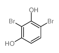 1,3-Benzenediol,2,4-dibromo-结构式