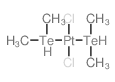 Platinum, dichlorobis(tellurobis(methane))-, (SP-4-2)- (9CI) Structure