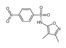 N-(3,4-dimethyl-1,2-oxazol-5-yl)-4-nitrobenzenesulfonamide Structure