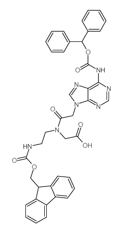 Fmoc-PNA-A(Bhoc)-OH Structure