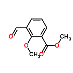 methyl 3-formyl-2-methoxybenzoate structure