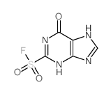 6-oxo-3,5-dihydropurine-2-sulfonyl fluoride structure