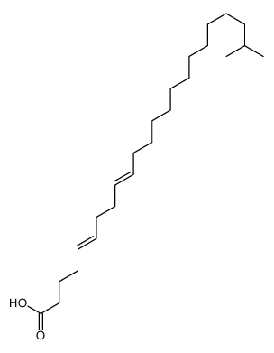 22-methyltricosa-5,9-dienoic acid结构式