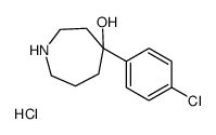 4-(4-chlorophenyl)azepan-4-ol,hydrochloride Structure