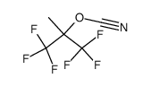 2-cyanato-1,1,1,3,3,3-hexafluoro-2-methyl-propane结构式