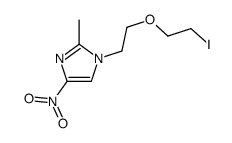 1-[2-(2-iodoethoxy)ethyl]-2-methyl-4-nitro-imidazole Structure