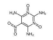 Pyrimidine-2,4,6-triamine, 5-nitro-, 1,3-dioxide structure