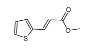3-(噻吩-2基)丙烯酸甲酯结构式
