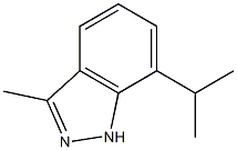 7-isopropyl-3-methyl-1H-indazole结构式