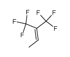 1,1,1-trifluoro-2-trifluoromethyl-2-butene Structure
