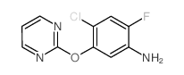 4-CHLORO-2-FLUORO-5-(PYRIMIDIN-2-YLOXY)ANILINE Structure