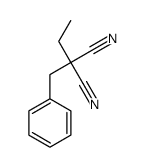 2-benzyl-2-ethylpropanedinitrile结构式