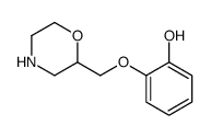 2-[(2-Hydroxyphenoxy)methyl]morpholine结构式