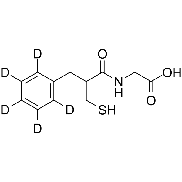 Thiorphan-d5 Structure