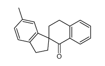 6-methyl-2,3,3',4'-tetrahydro-1'H-spiro[indene-1,2'-naphthalen]-1'-one结构式