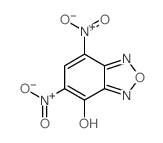 2,1,3-Benzoxadiazol-4-ol,5,7-dinitro- Structure