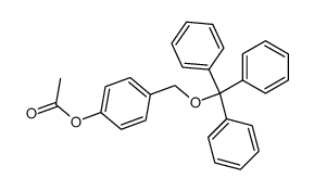 4-((trityloxy)methyl)phenyl acetate结构式
