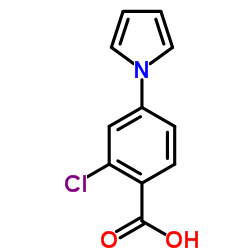 2-Chloro-4-(1H-pyrrol-1-yl)benzoic acid Structure