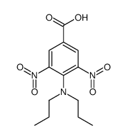 4-(dipropylamino)-3,5-dinitrobenzoic acid结构式