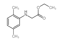 Glycine,N-(2,5-dimethylphenyl)-, ethyl ester结构式
