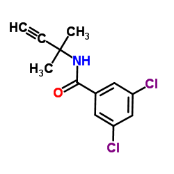戊炔草胺结构式
