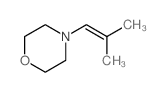 Morpholine,4-(2-methyl-1-propen-1-yl)- structure