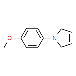 1H-Pyrrole,2,5-dihydro-1-(4-methoxyphenyl)-(9CI) Structure