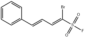 1-bromo-4-phenyl-, (1Z,3E)-1,3-Butadiene-1-sulfonyl fluoride结构式