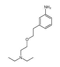 3-[2-[2-(diethylamino)ethoxy]ethyl]aniline结构式