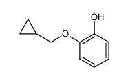 2-(环丙基甲氧基)苯酚结构式