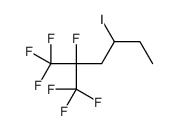 1,1,1,2-Tetrafluoro-4-iodo-2-(trifluoromethyl)hexane结构式