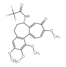 Acetamide,2,2,2-trifluoro-N-[(7S)-5,6,7,9-tetrahydro-1,2,3,10-tetramethoxy-9-oxobenzo[a]heptalen-7-yl]- Structure