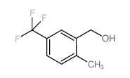 2-Methyl-5-(trifluoromethyl)benzyl alcohol结构式