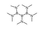 1,1,3,3-tetrakis(dimethylamino)-2-dimethylamino-triboran(5)结构式